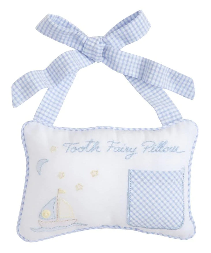 tooth fairy door pillow for boys made by little English.
