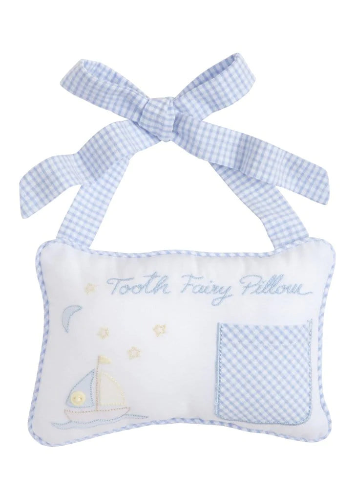 tooth fairy door pillow for boys made by little English.
