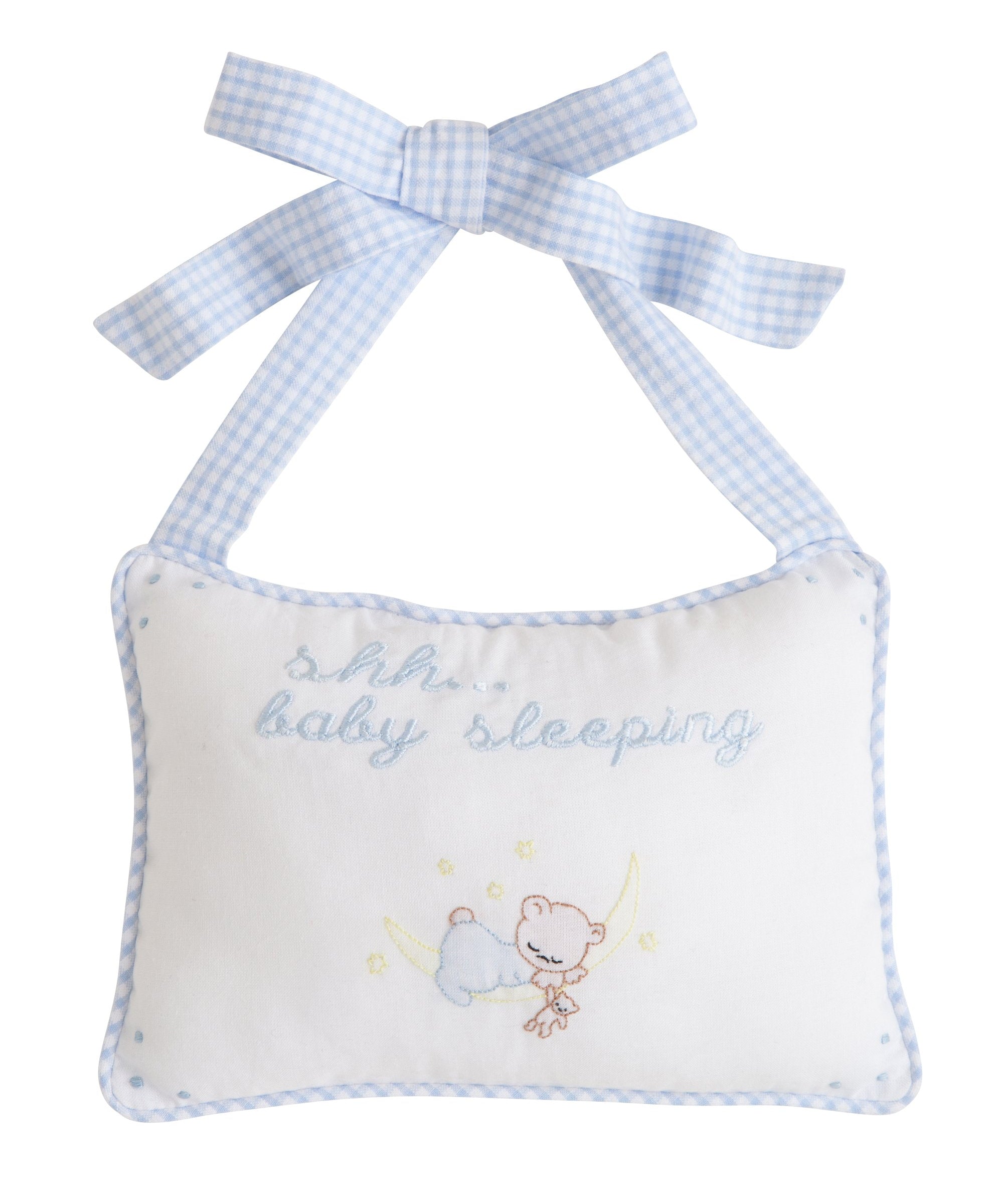 shh baby sleeping door pillow Little English 