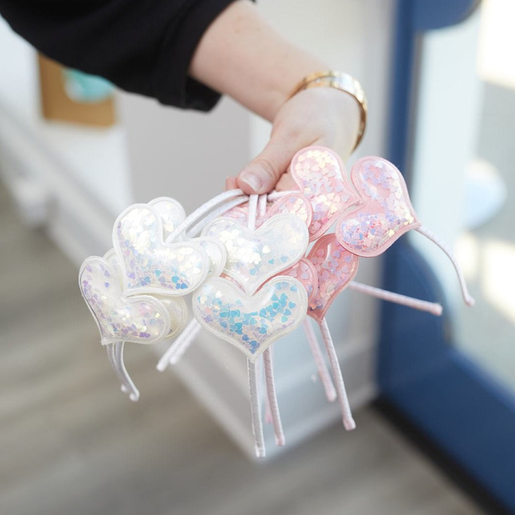 Bari Lynn Confetti Heart Jojo Mommy Dallas Bow Shop