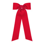 Wee Ones Red Streamer Grosgrain Hair Bow 