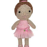 Ballerina Bamboo Rattle - Pink