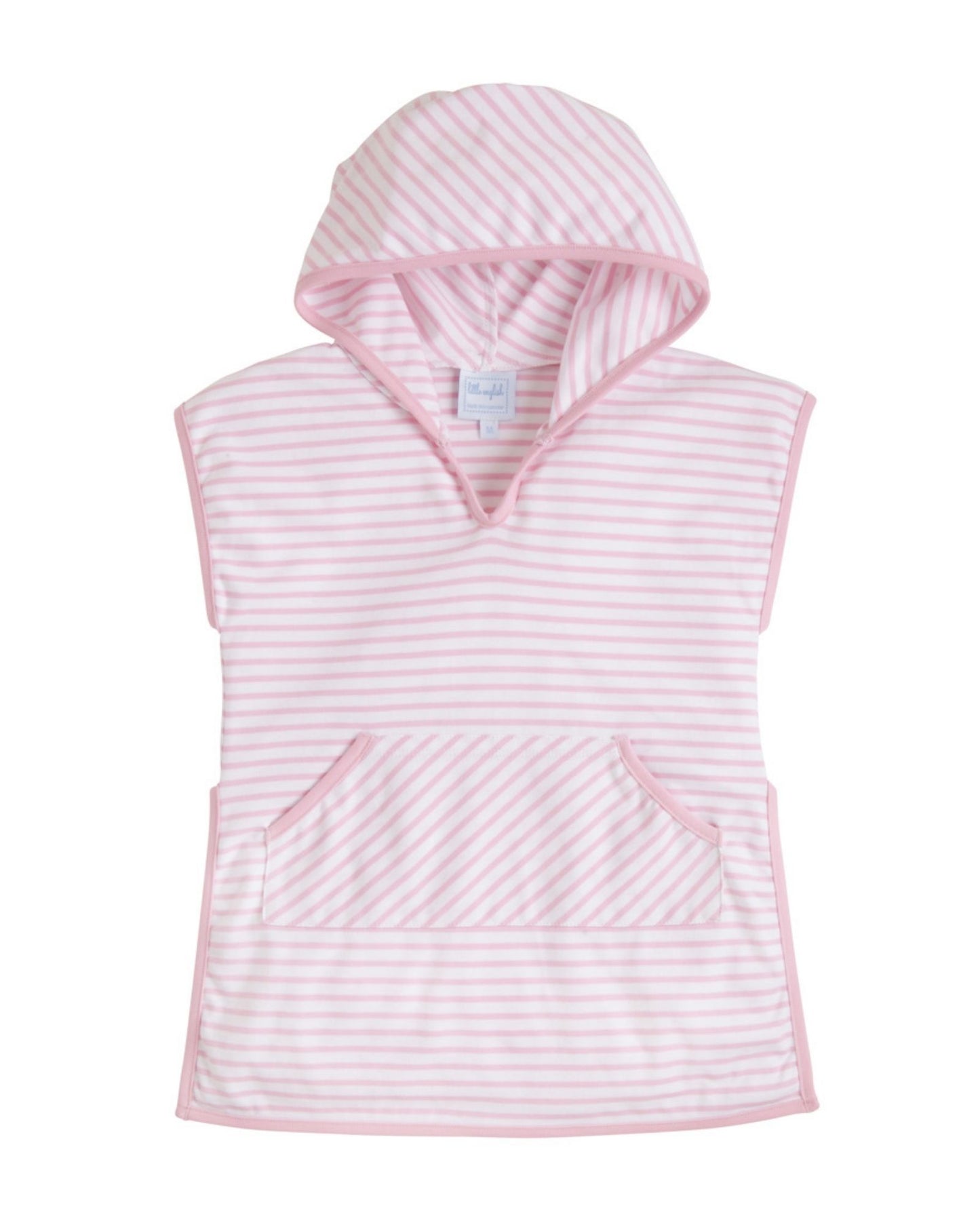 Little English Pink Girls Beach Popover