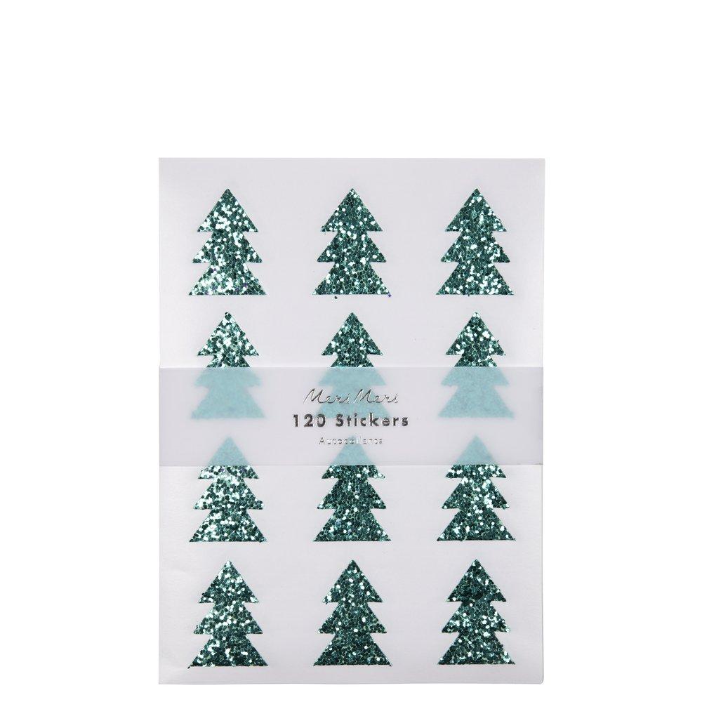 Meri Meri Glitter Christmas Tree Stickers