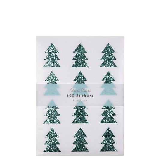 Meri Meri Glitter Christmas Tree Stickers