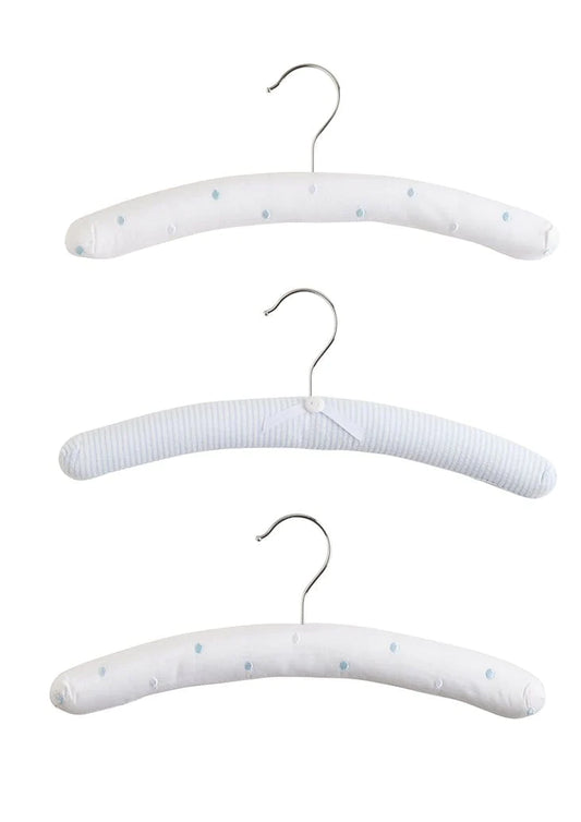 Little English Hangers - Blue Polka Dots