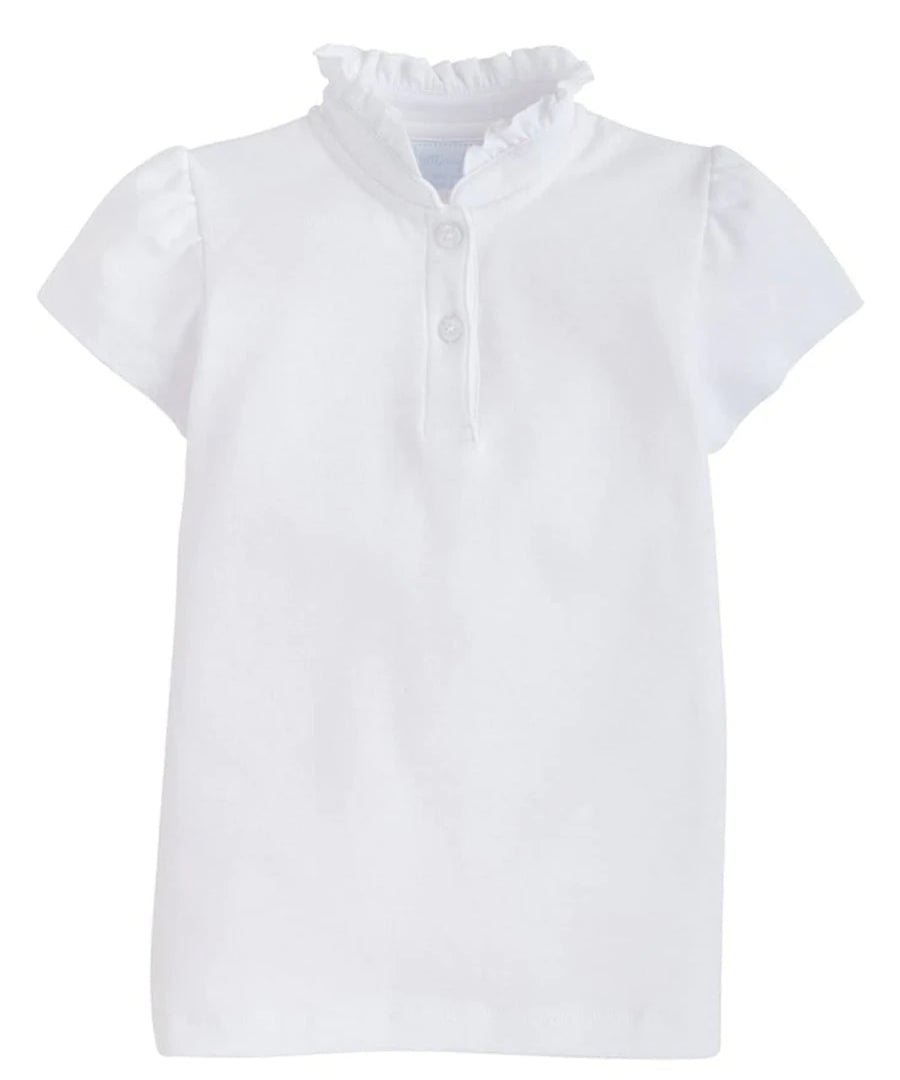 Little English Memorial Day Sale White Hastings Polo
