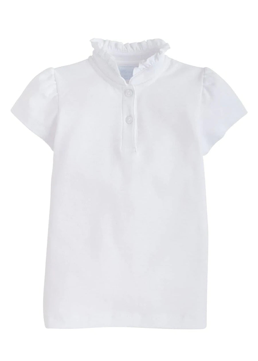 Little English Memorial Day Sale White Hastings Polo