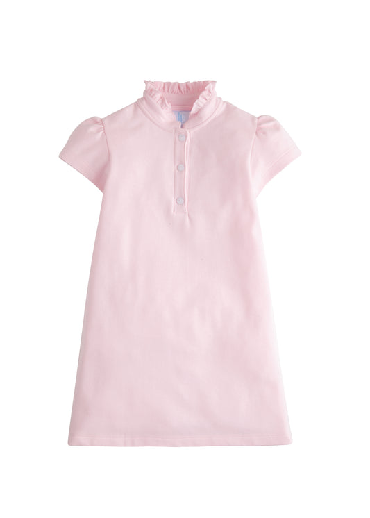 Little English Hastings Polo Dress - Light Pink