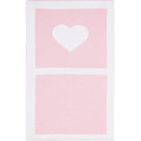 Nellapima Pink Heart Knit Baby Blanket