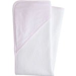 Little English Hooded Towel - Pink Stripe