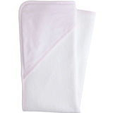 Little English Hooded Towel - Pink Stripe