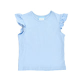 Angel Sleeve Tee Shirt - Blue