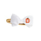 Pumpkin Bow on baby headband by Winn and William