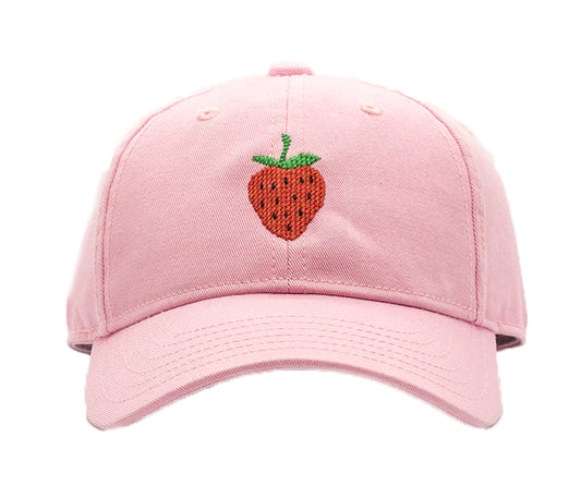 Needlepoint Strawberry Hat - Harding Lane
