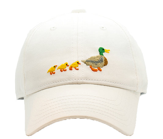 Needlepoint Duckling Hat - White