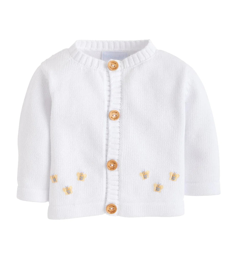 Little English Baby Bee sweater cardigan jojo mommy dallas children's boutique