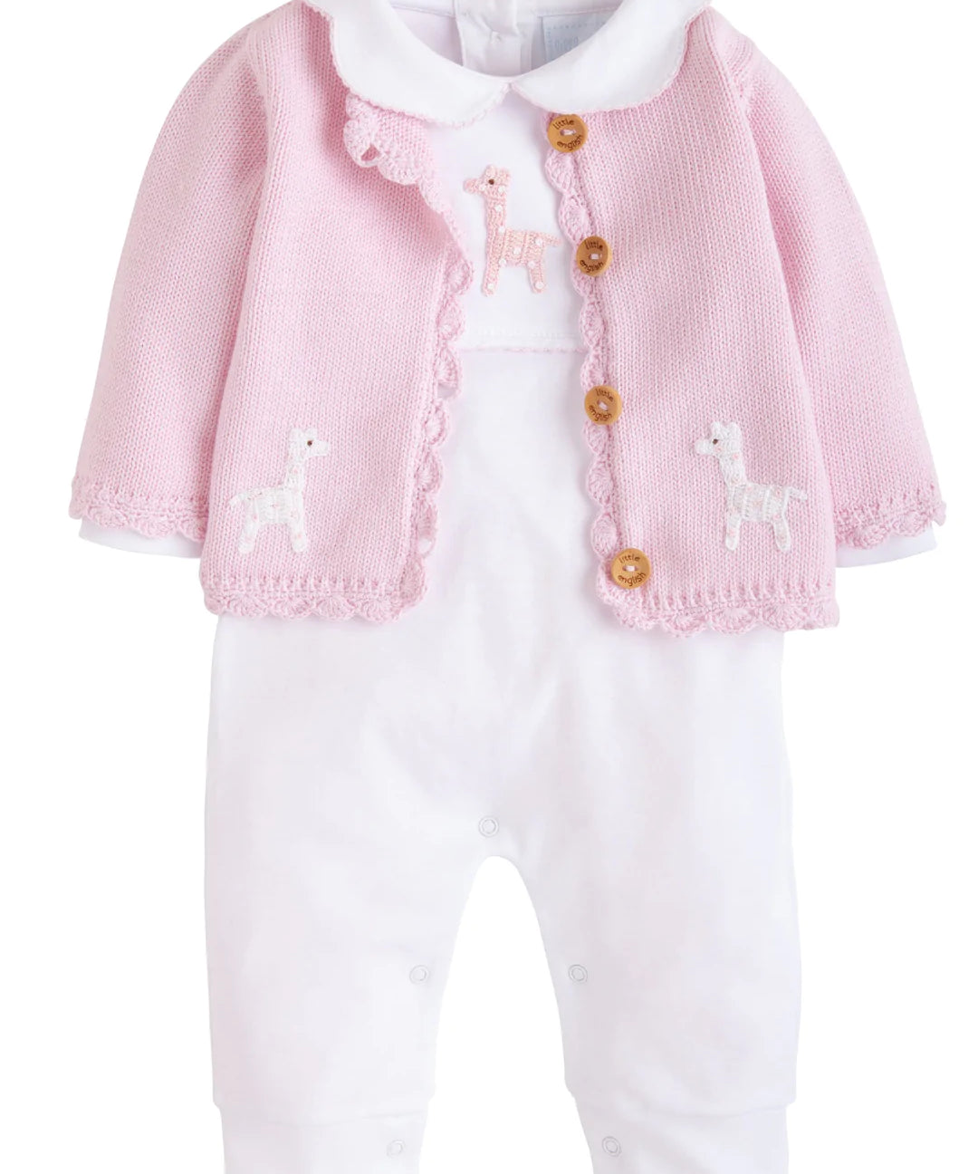 Girl Giraffe Crochet Playsuit