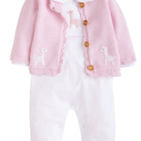 Girl Giraffe Crochet Playsuit