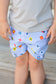 blueQuail Nautical Flags Swim Trunks for children