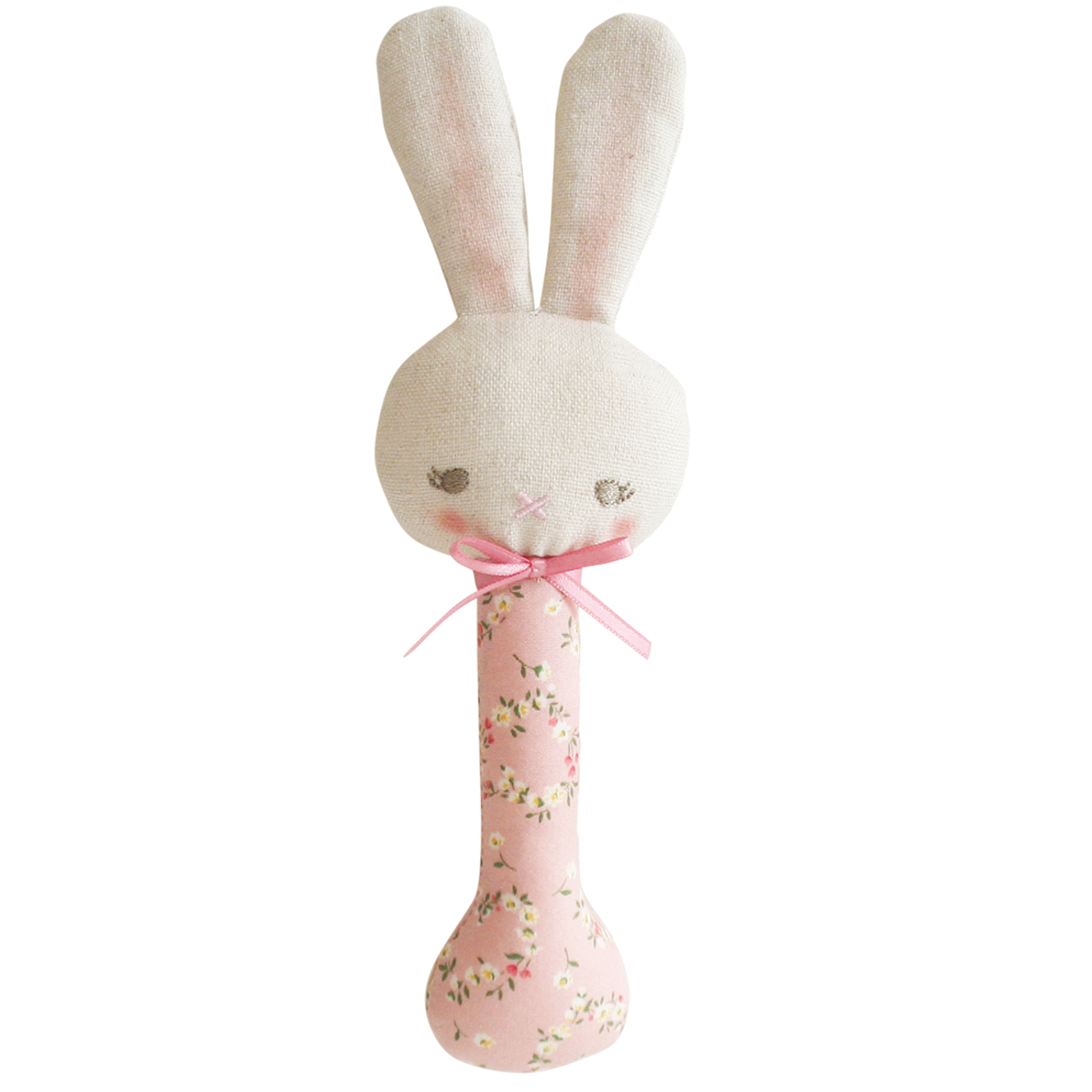 Alimrose Bunny Stick Rattle - Posey Heart