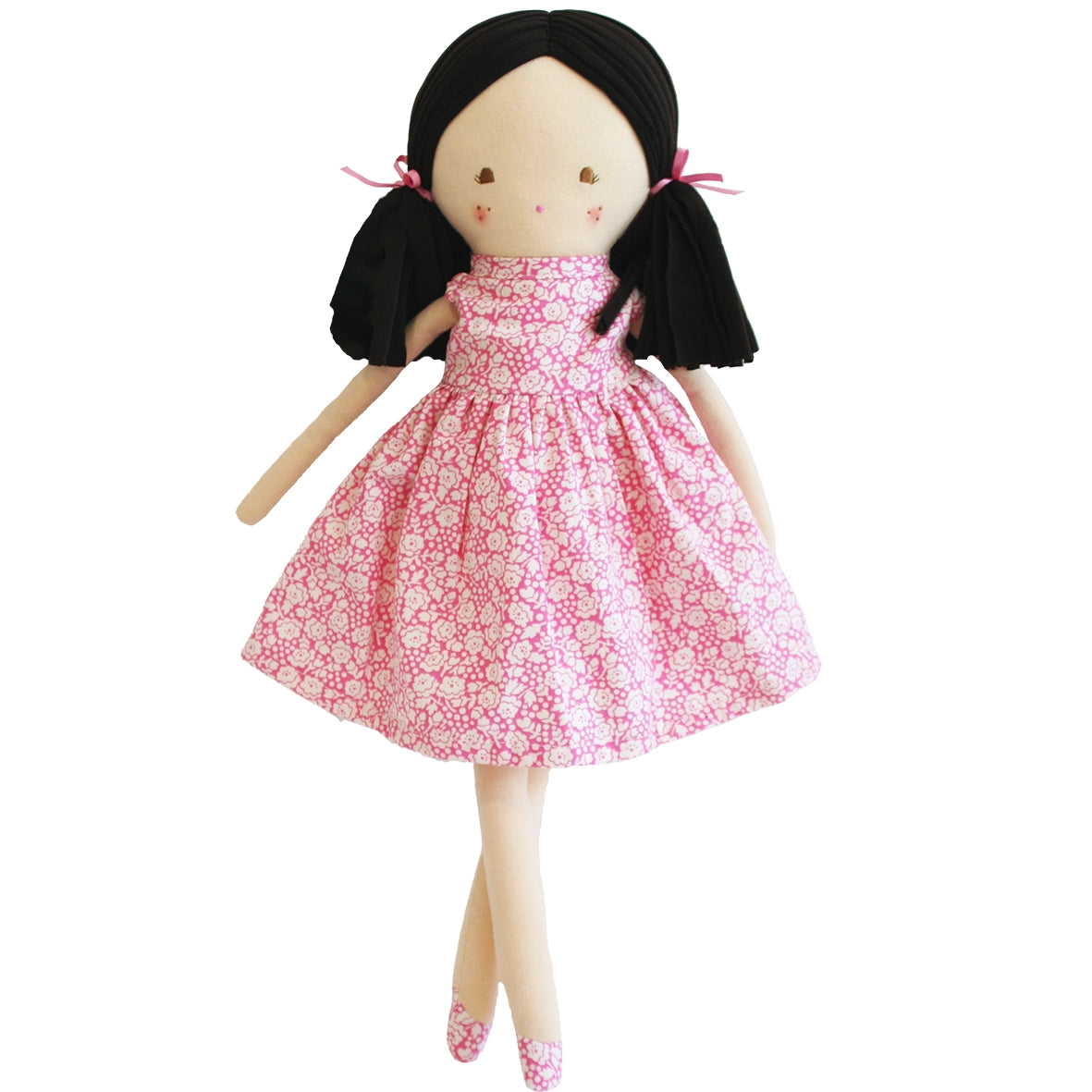 Alimrose Frankie Doll - Hot Pink Floral