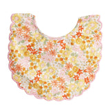 Alimrose Scallop Bib - Sweet Marigold