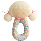 Audrey Grab Rattle - Liberty Blue