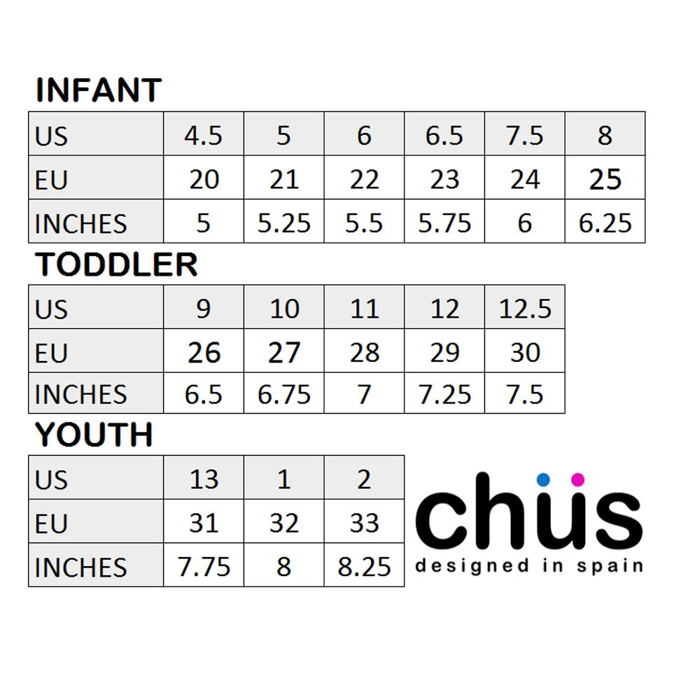 Chus Size Chart