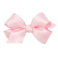 Wee Ones French Satin Mini Hair Bow Light Pink