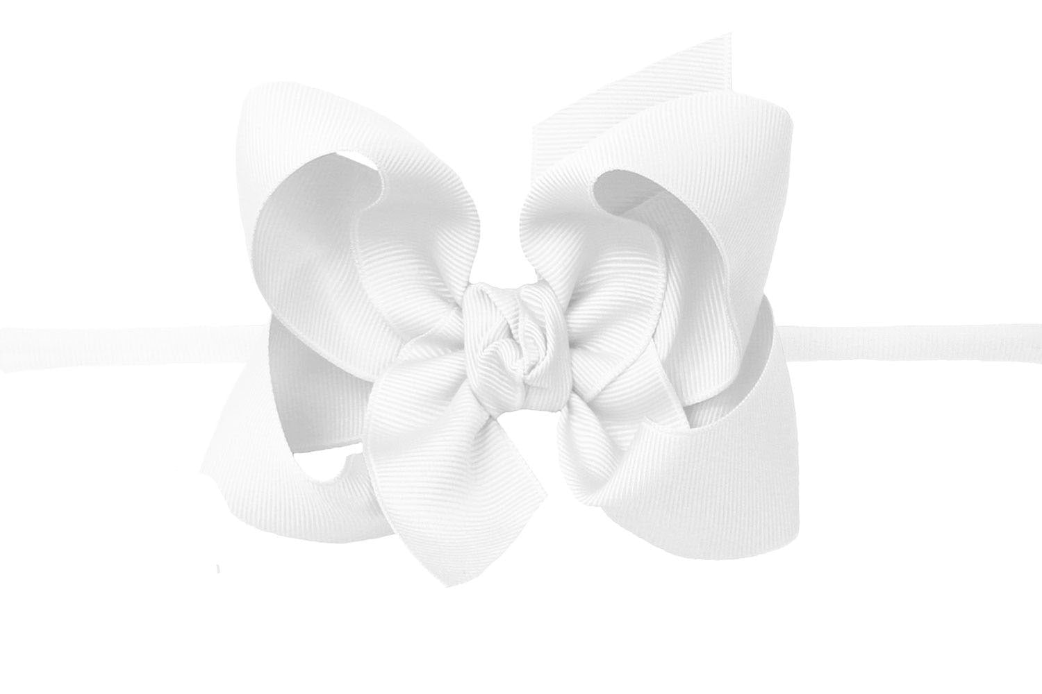 grosgrain bow baby headband Beyond Creations