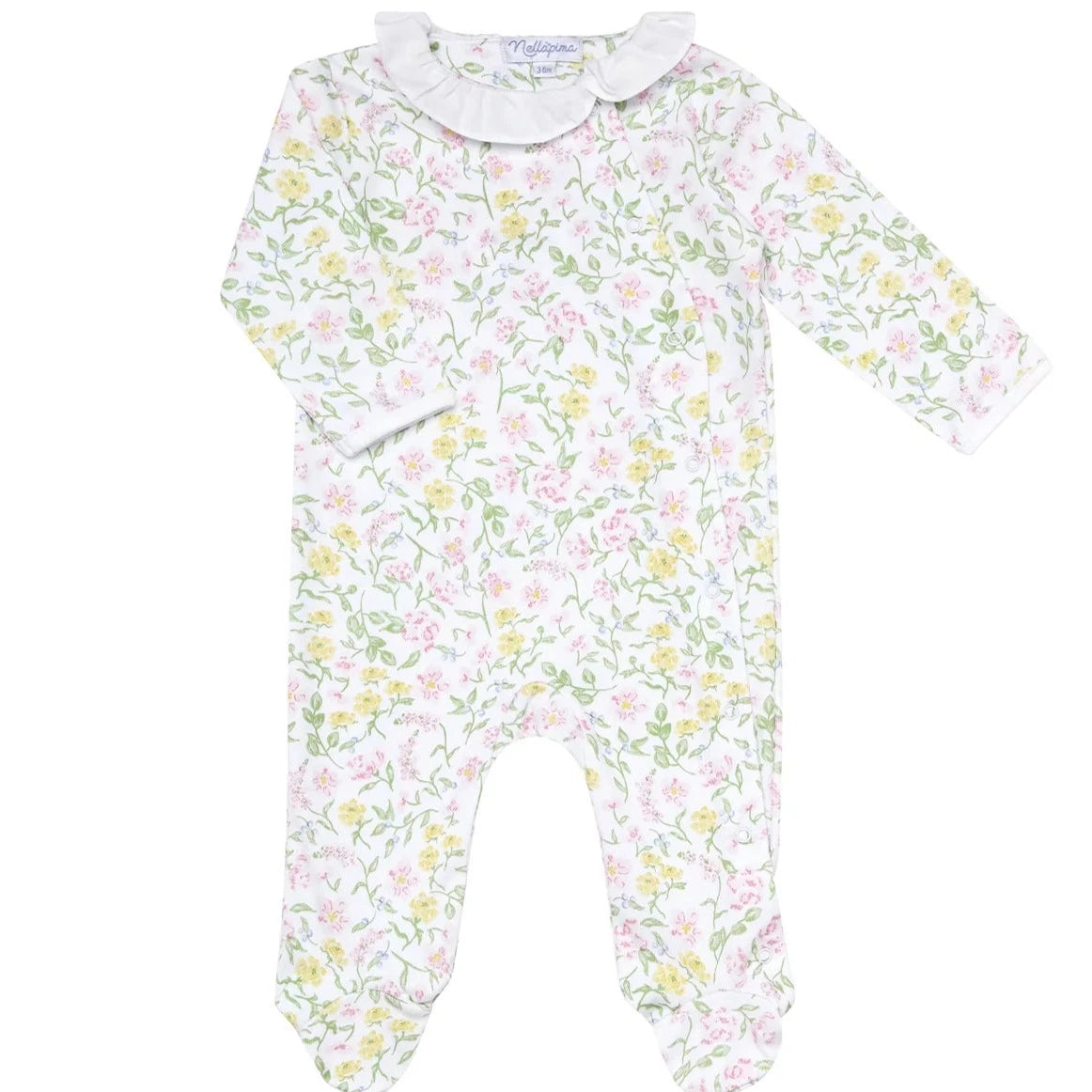Nellapima Berry Wildflowers Crossover Footie