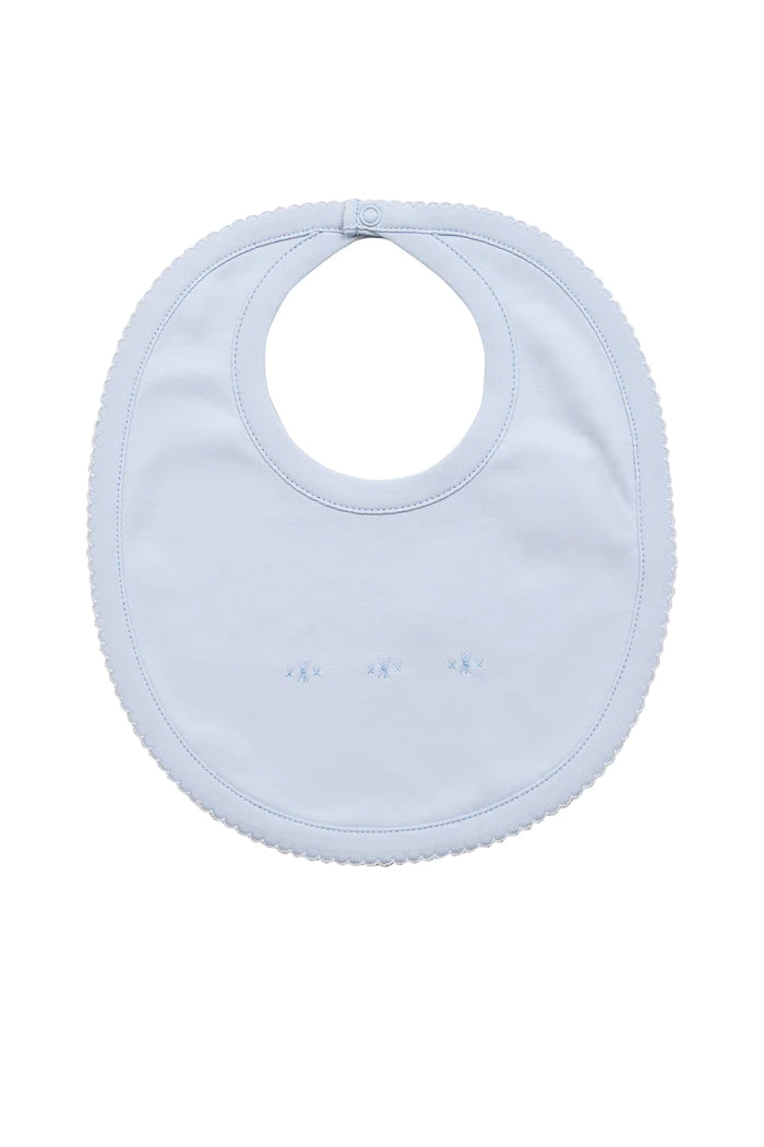 The Proper Peony Pima Bib - Blue