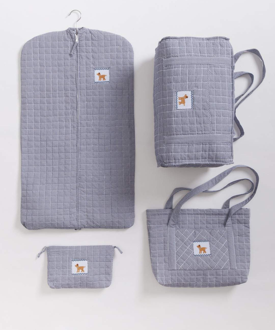 Little English Quilted Luggage  - Dog