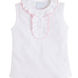 Little English Ruffled Henley - Light Pink