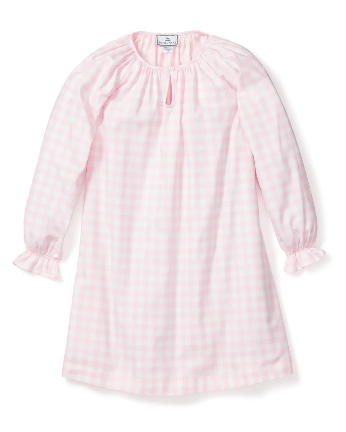 Petite Plume Children's Pink Gingham Delphine Nightgown