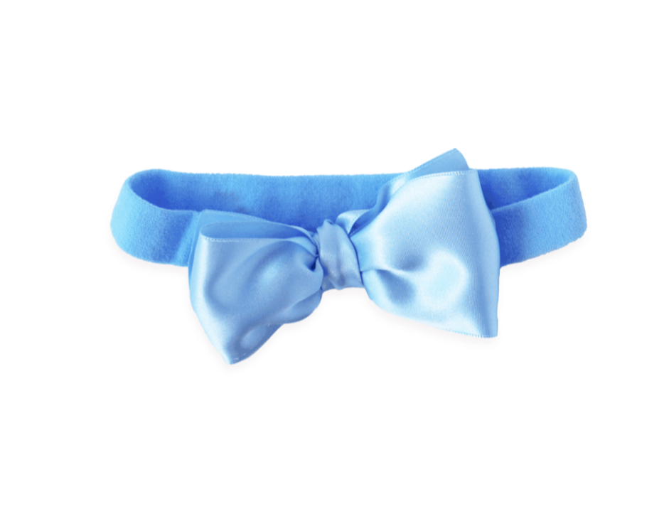 Big Satin Bow on a Soft Headband