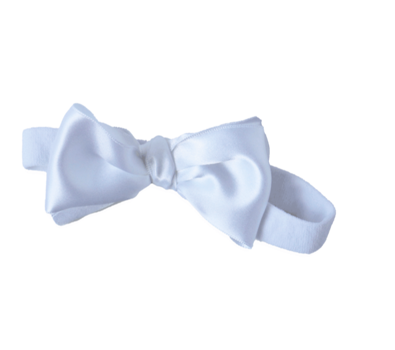Big Satin Bow on a Soft Headband