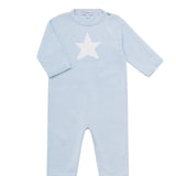 Nellapima Star Knit Blue Baby Romper