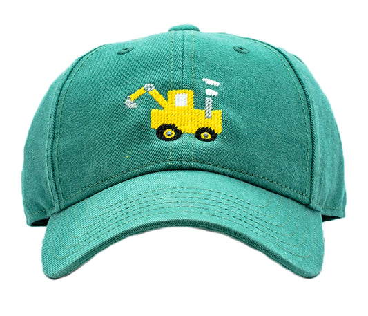 Needlepoint Excavator Hat - Green