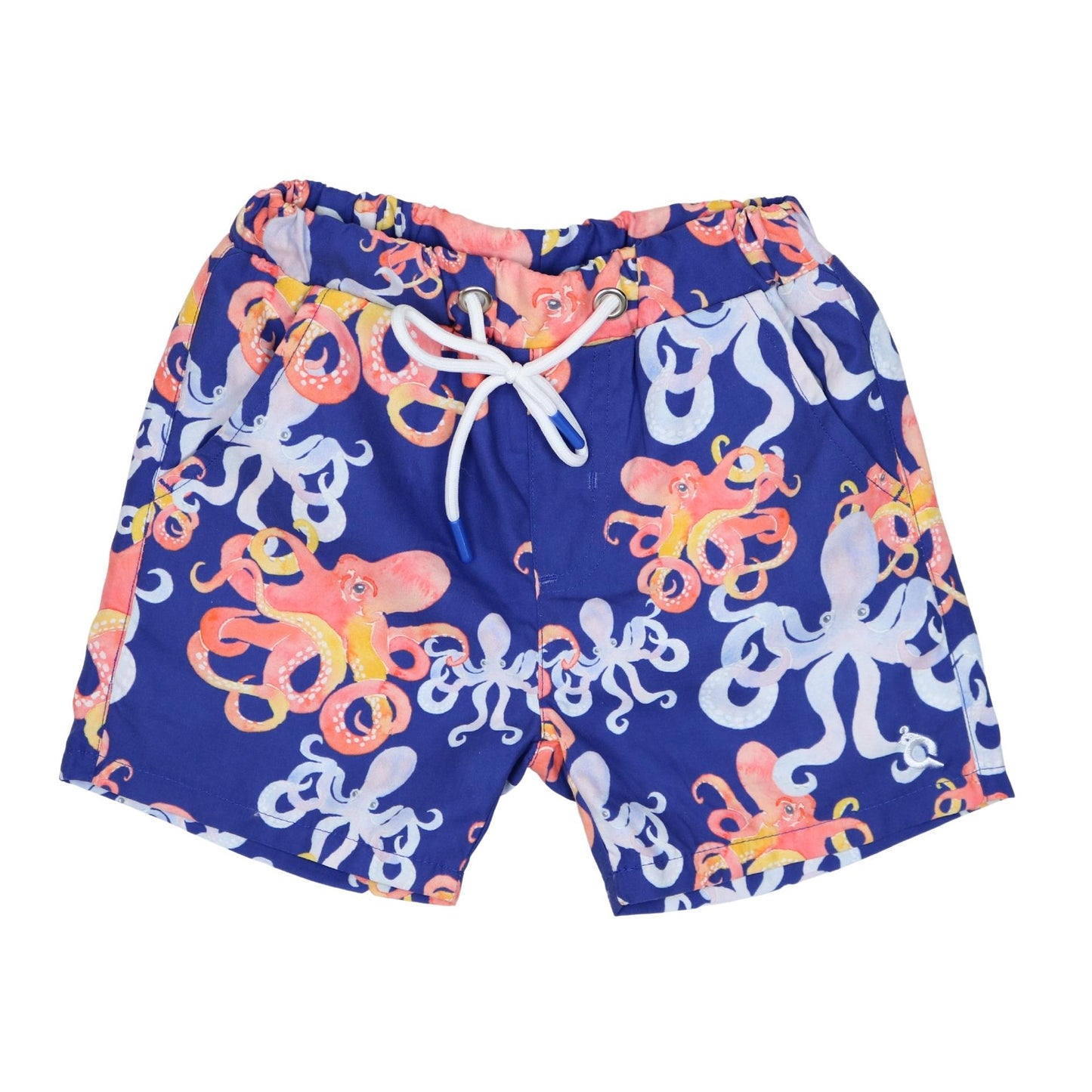 blueQuail octoupus swim trunks