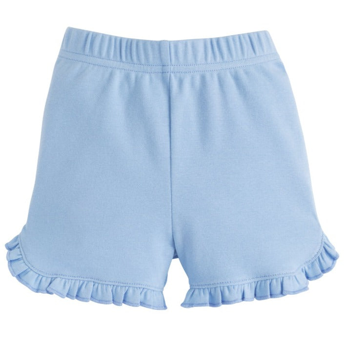 Little English Tulip Knit Short - Light Blue