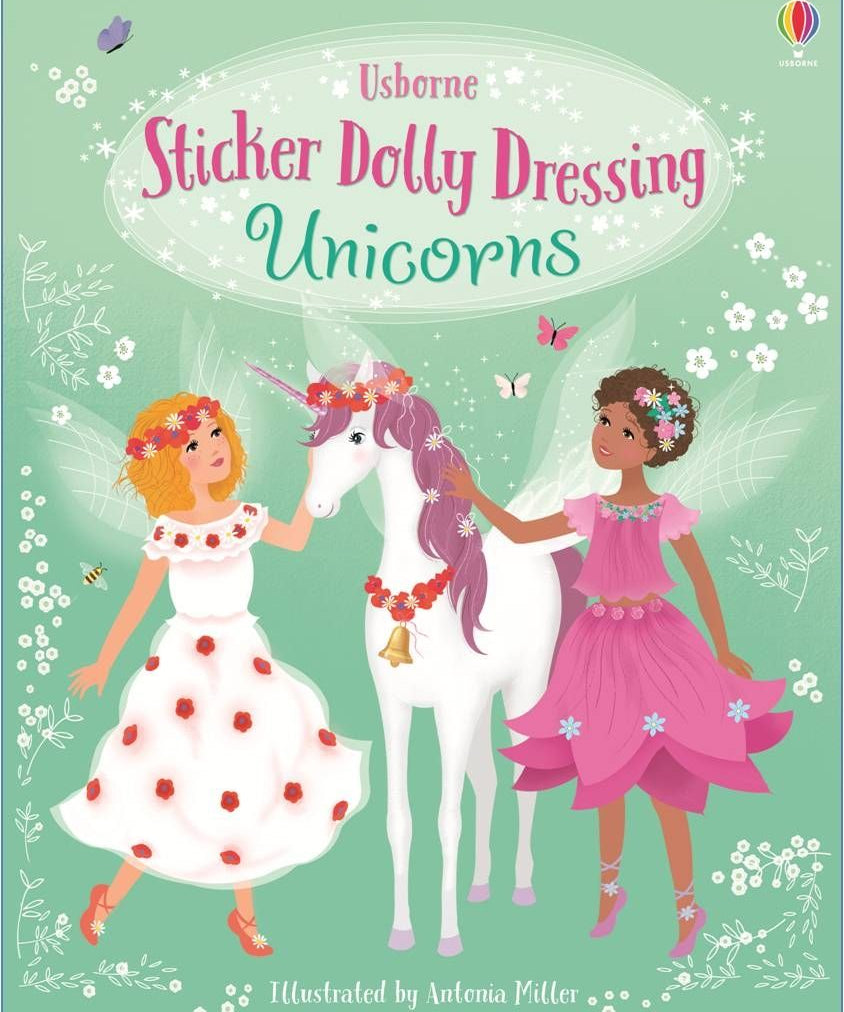 Usborne Books Sticker Dolly Dressing - Unicorns