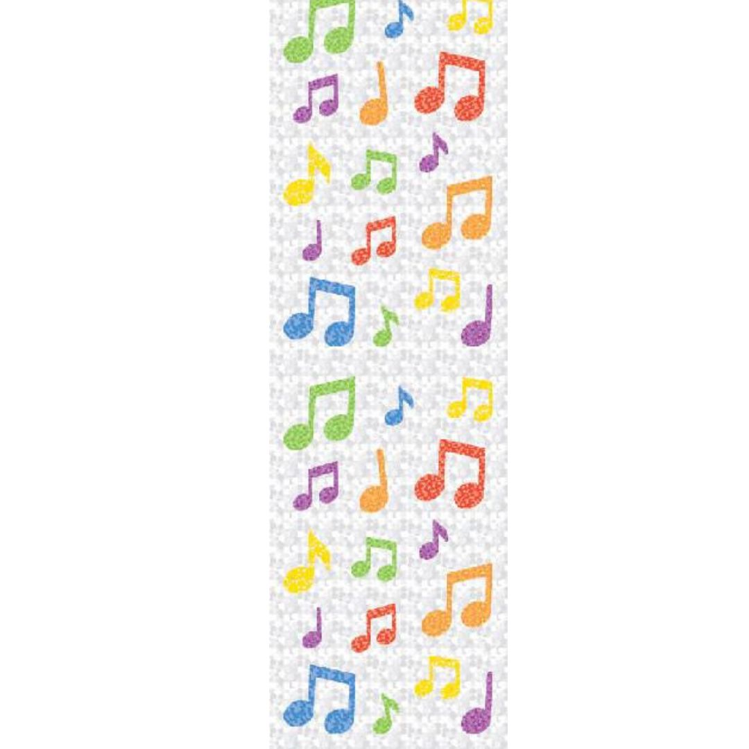 Sparkle Music Note Stickers