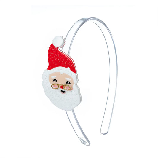 Cheerful Santa Headband by Lilies & Roses