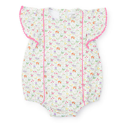 Lila and Hayes Marion Girls' Pima Cotton Bubble - Garden Floral