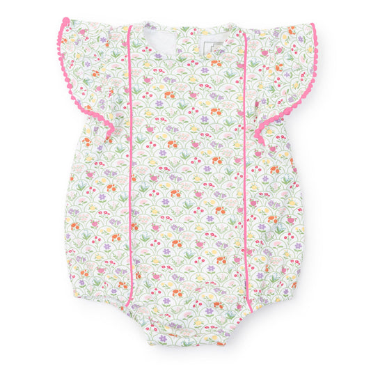 Lila and Hayes Marion Girls' Pima Cotton Bubble - Garden Floral