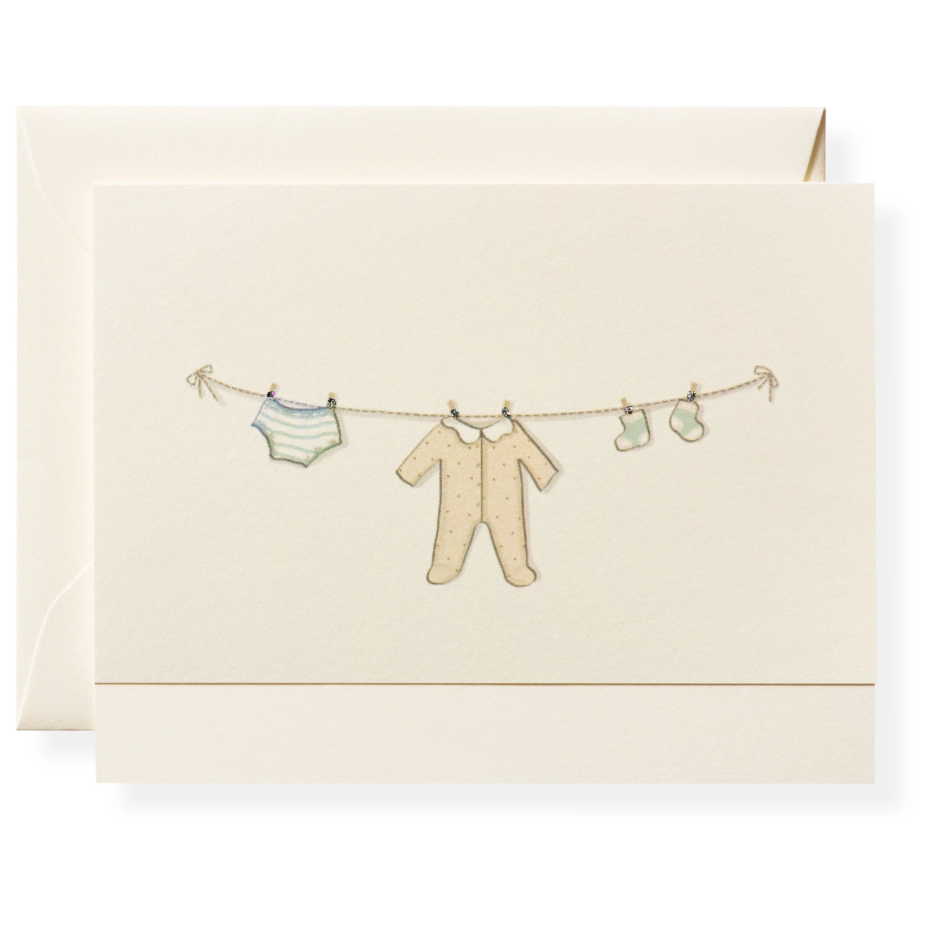 Karen Adams Clothesline Notecard