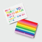 Awesome Thank You Note - Rainbow