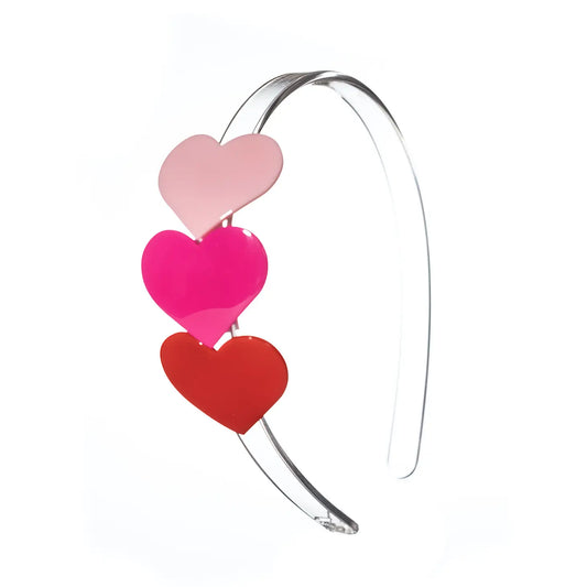 Cece Multi Hearts Headband by Lilies & Roses